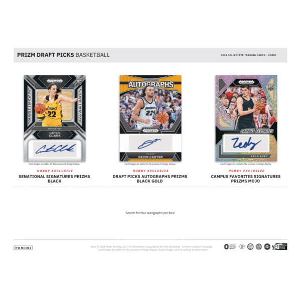 2024/25 Panini Prizm Draft Picks Collegiate Basketball Hobby Box - Image 2