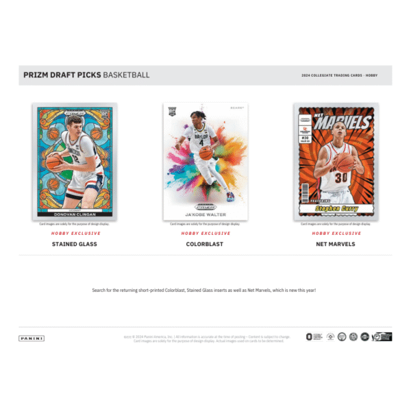 2024/25 Panini Prizm Draft Picks Collegiate Basketball Hobby Box - Image 4