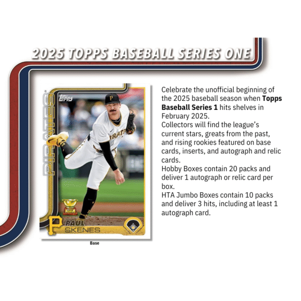 2025 Topps Series 1 Baseball Jumbo Box - Image 2