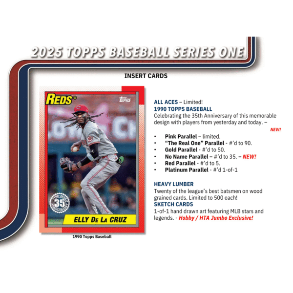 2025 Topps Series 1 Baseball Jumbo Box - Image 5