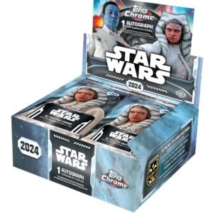 Star Wars 2024 Topps Chrome Hobby Trading Card Box 1 Autographed Card
