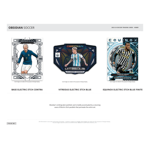 2023/24 Panini Obsidian Soccer Hobby Box - Image 2